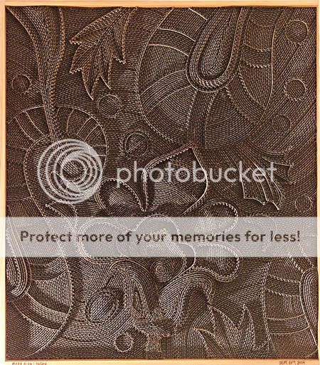 Corrugated art by Mark Langan