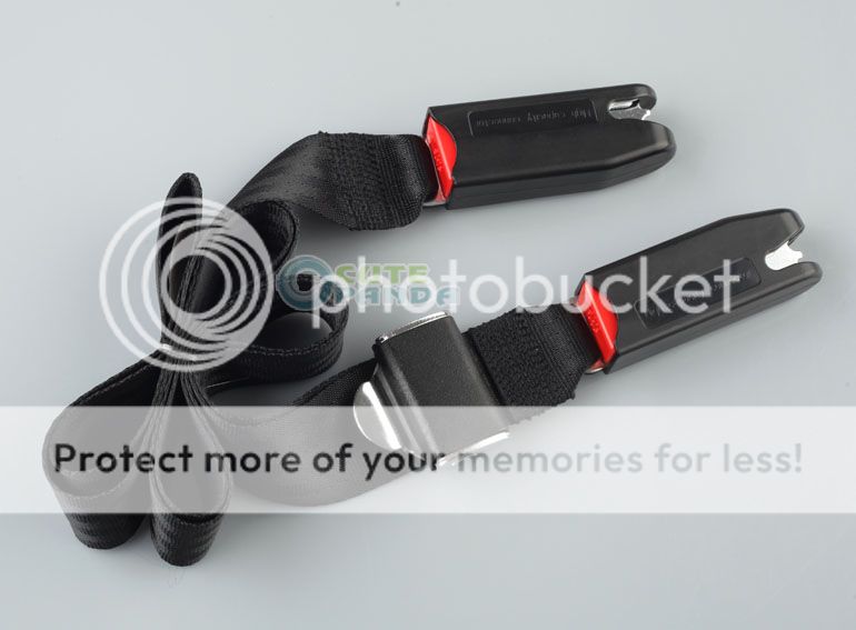 1x Car Baby Safe Seat Strap Isofix Latch Soft Link Belt Adjustable