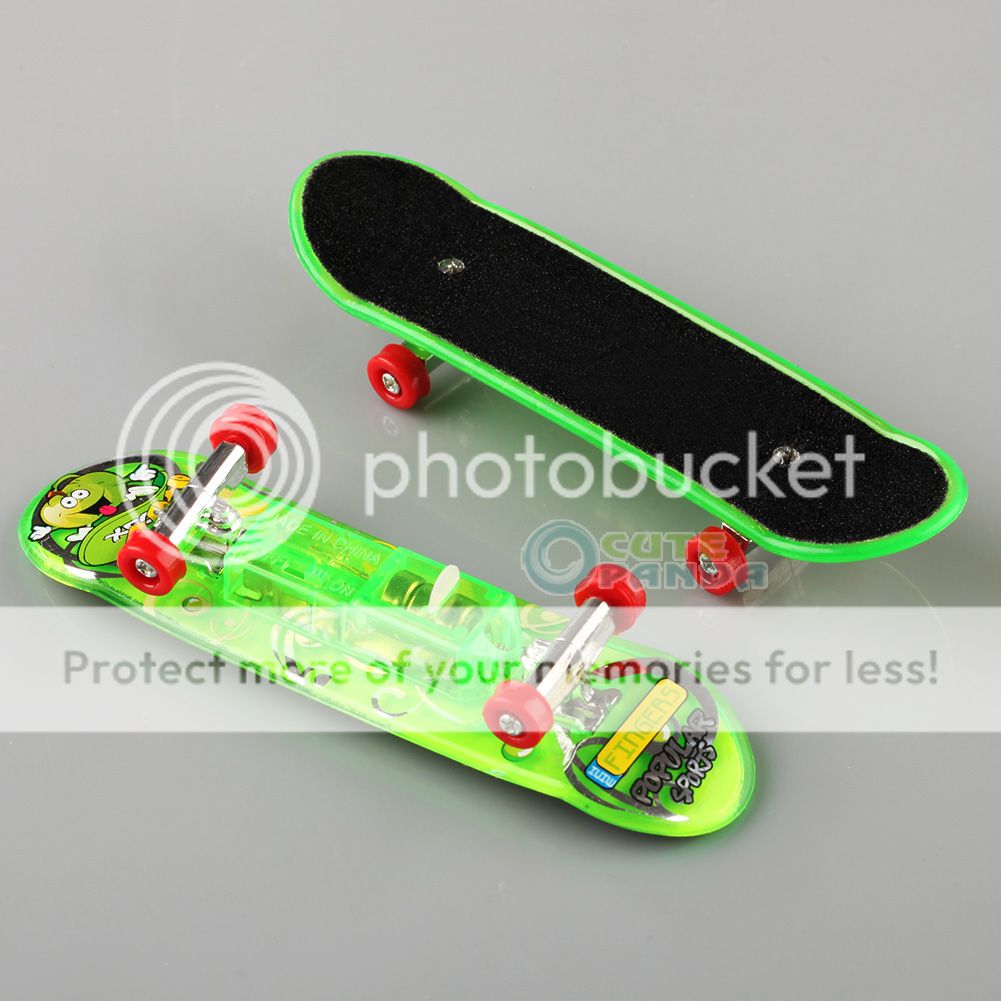 4x Mini Skateboard Toys Finger Board Tech Deck Boy Kids Children Gifts LED Light eBay