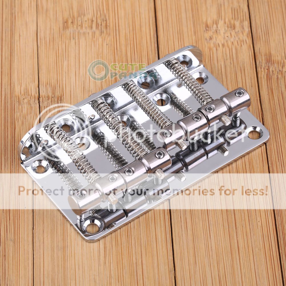 New 4 String Vintage Style Bass Bridge for Squier/Fender Jazz Bass