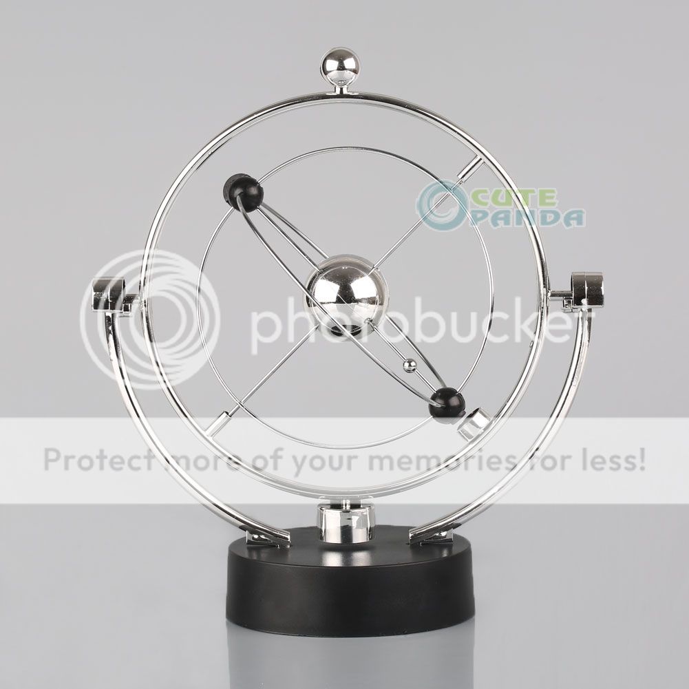 Orbital Revolving Gadget Perpetual Motion Desk Art Toy Office