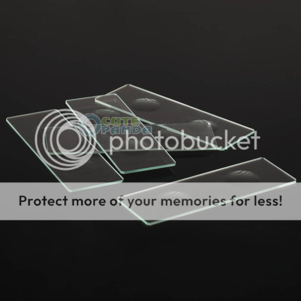 1mm Thickness Double Concave cavity 2 Well Microscope Slides 5pcs