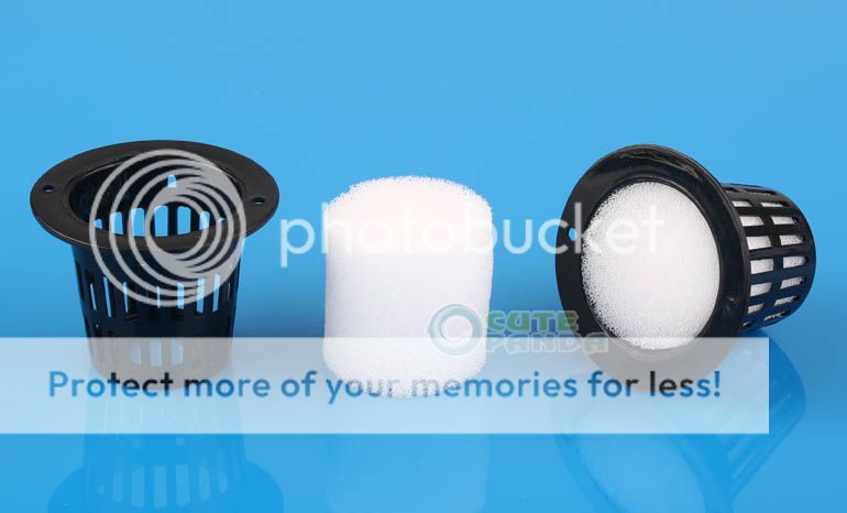 10pcs Mesh Pot Net Basket Clone Cloning Foam Insert Hydroponic Aeroponicc E7P4