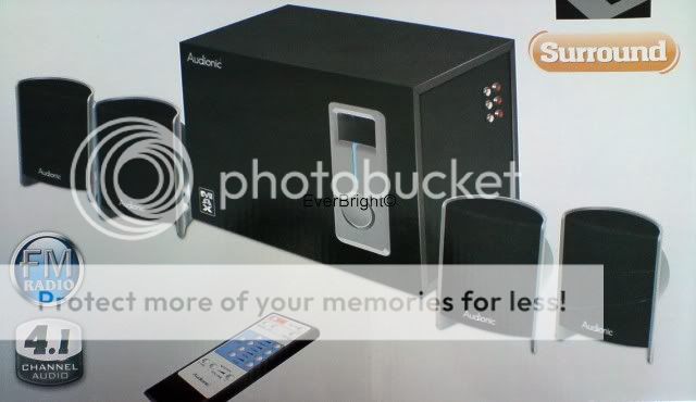 Speakers - AUDIONIC 4.1 SOUND SYSTEM WITH FM, WIRELESS REMOTE (BRAND ...